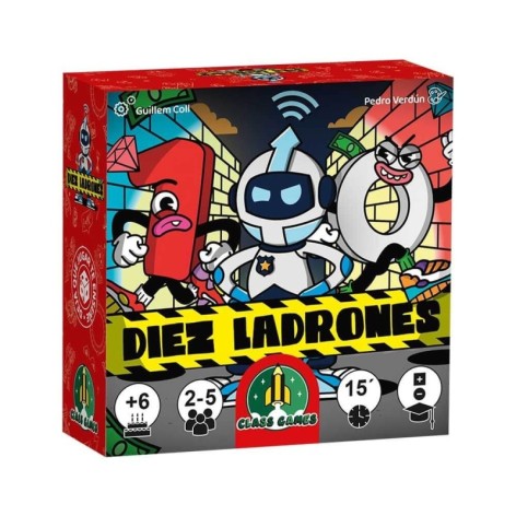 Diez Ladrones - juego de cartas para niños