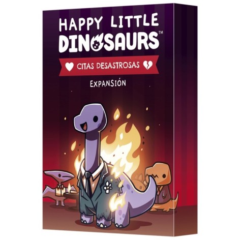 Happy Little Dinosaurs: Citas Desastrosas - expansión juego de cartas