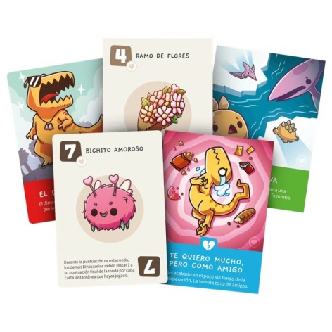 Happy Little Dinosaurs: Citas Desastrosas - expansión juego de cartas