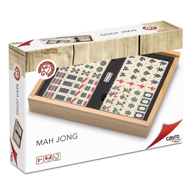 Juegos de mesa Mahjong con bolsa de almacenamiento grande, juego