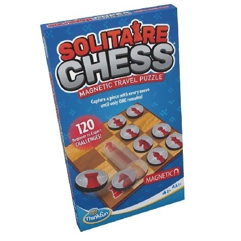 Solitarie Chess: Magnetic Travel Puzzle (castellano) - juego de mesa