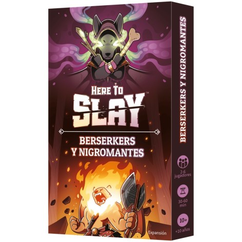 Here to Slay: Bersekers y Nigromantes (castellano) - expansión juego de cartas