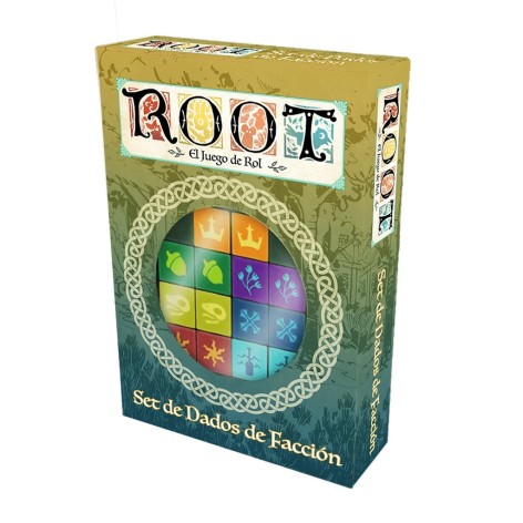 Root: el Juego de Rol - Set de Dados de Faccion - accesorio