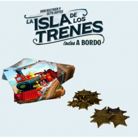 La Isla de los Trenes: Todos a bordo - Pack de Tokens de Victoria y Fundas - accesorio