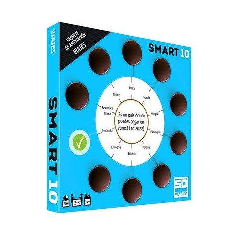 Smart 10: Viajes - Paquete de Ampliacion - expansión juego de cartas