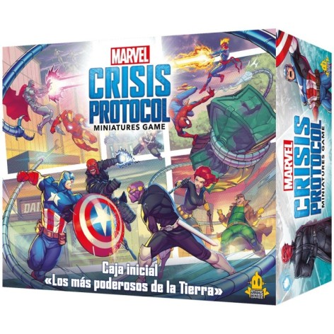 Marvel Crisis Protocol: Caja Inicial Los Mas Poderosos de la Tierra - juego de mesa