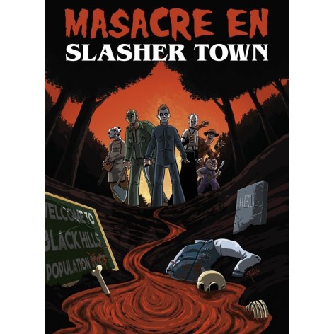 Slasher Town (castellano) - juego de cartas