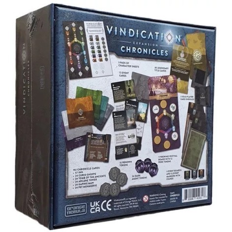 Vindication: Chronicles - expansión juego de mesa