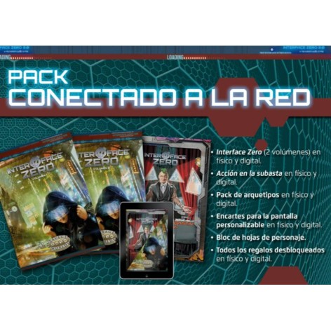 Interface Zero: Pack Conectado a la red (tapa dura) Juego de rol