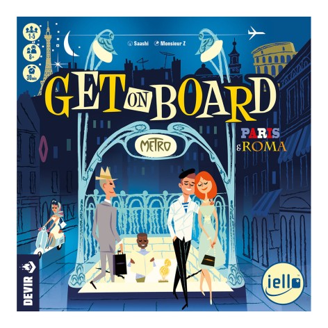 Get On Board: Paris y Roma (castellano) - Juego de mesa