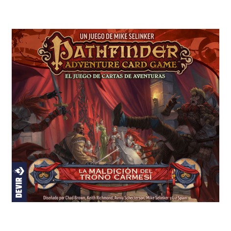 Pathfinder el Juego de Cartas de Aventuras: la Maldicion del Trono Carmesi - expansión juego de cartas