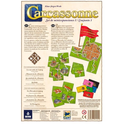 Carcassonne: Set de Miniexpansiones 1 - expansión juego de mesa