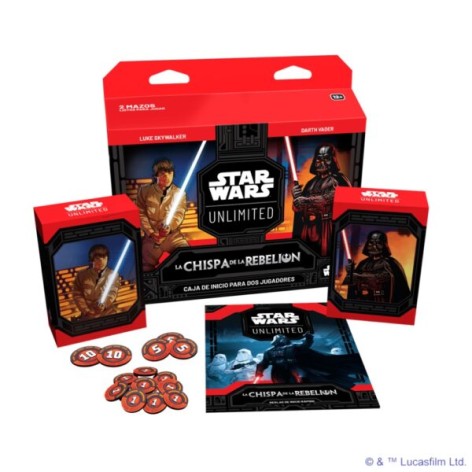 Star Wars Unlimited: La Chispa de la Rebelion - Caja de Inicio - juego de cartas