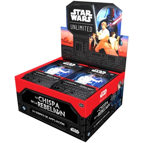 Star Wars Unlimited: La Chispa de la Rebelion - Caja de 24 Sobres - Expansión juego de cartas