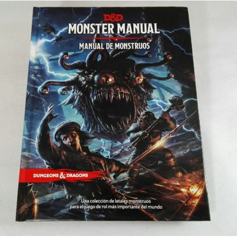 Dungeon and Dragons: Monster Manual - Manual de Monstruos edicion española - Suplemento de rol