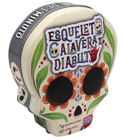 Esqueleto Calavera Diablito - juego de cartas