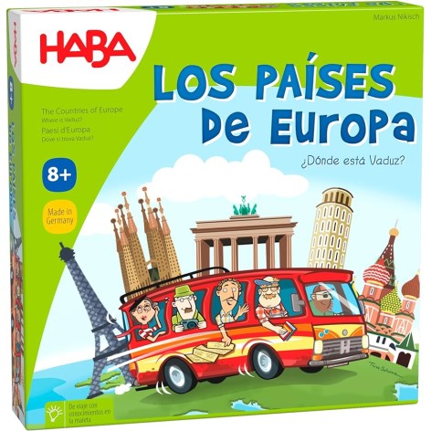 Los paises de Europa - juego de mesa para niños
