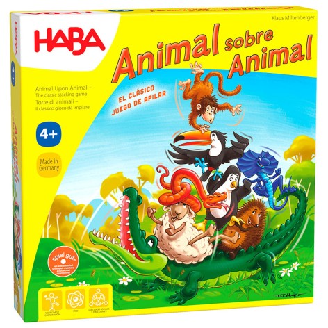 Animal sobre animal juego para niños haba