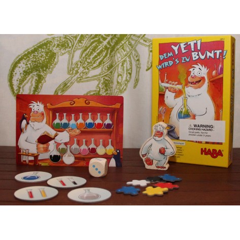 Al Yeti le salen los colores juego de mesa haba