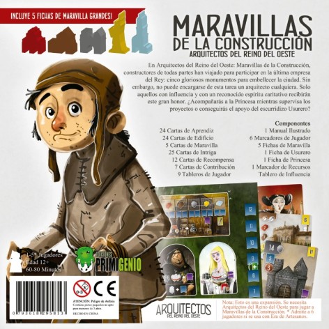 Comprar Arquitectos del Reino del Oeste: Maravillas de la Construcción -  expansión Juego de mesa