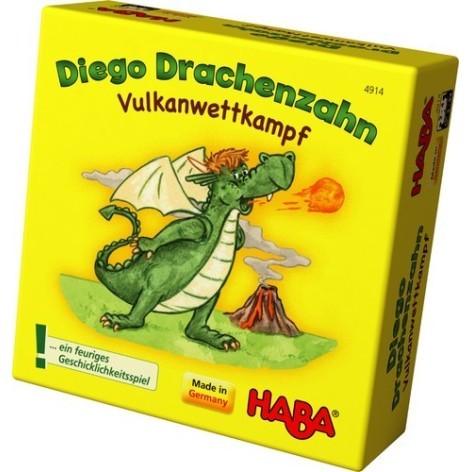 Diego Drago: Competicion volcanica mini juego de mesa haba