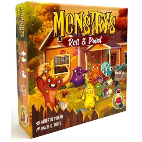 Monstrys: Roll and Paint juego de dados