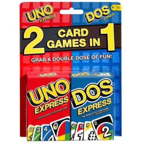 Pack: Uno y Dos Express - juego de cartas