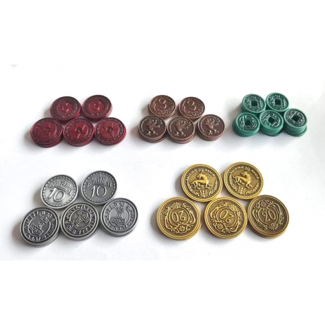 Monedas metalicas para Scythe o Expediciones