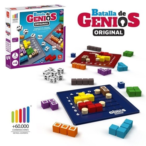 Batalla de genios - juego de mesa para niños