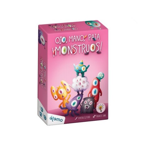 Ojo, Mano, Pata, Monstruos - juego de cartas para niños