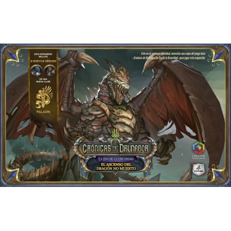 Cronicas de Drunagor: El Ascenso del Dragon no Muerto - expansión juego de mesa