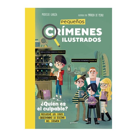 Pequeños Crimenes Ilustrados - libro juego para niños