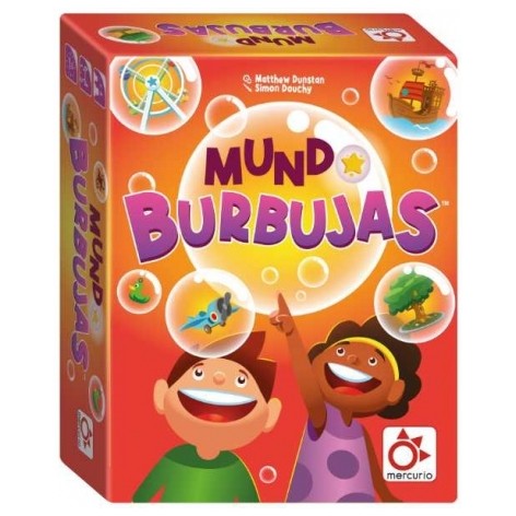 mundo burbujas - juego de cartas para niños