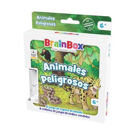 BrainBox Pocket: Animales Peligrosos - Juego para niños