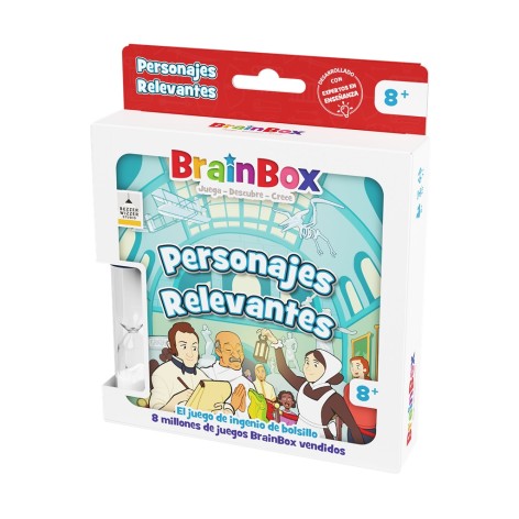 BrainBox Pocket: Personajes Relevantes - Juego para niños