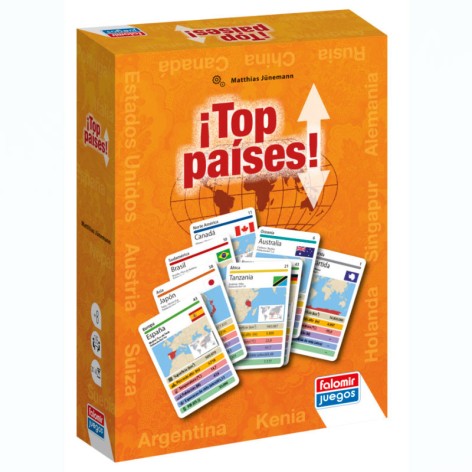 Top Paises - Juego de cartas