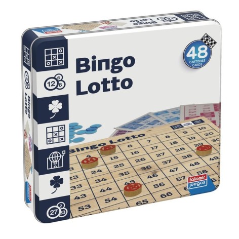 Bingo Loto: Caja de Lata - juego de mesa