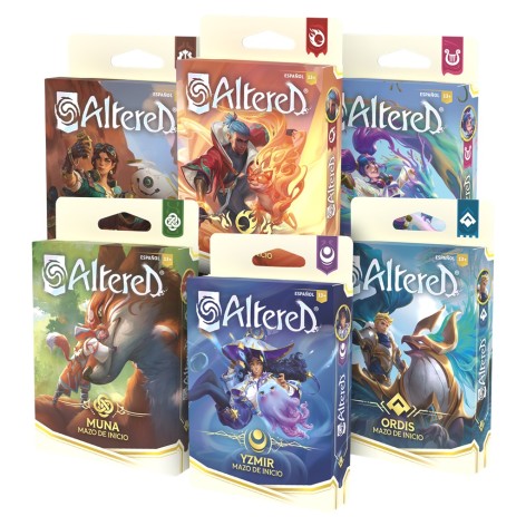 Altered: Mas Alla de las Puertas - 6 Mazos de Inicio (castellano) - Juego de cartas