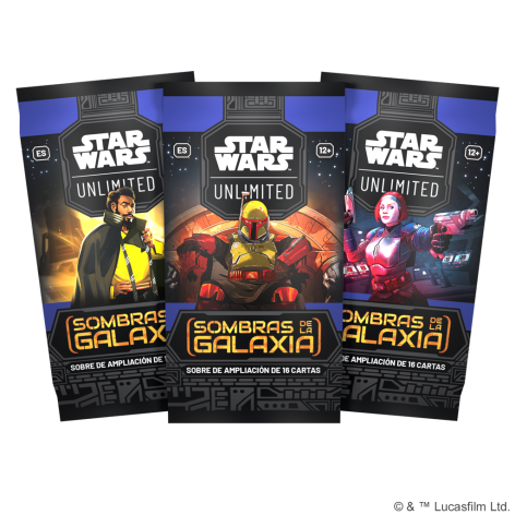 Star Wars Unlimited: Sombras de la Galaxia - Caja de 24 Sobres - expansión juego de cartas