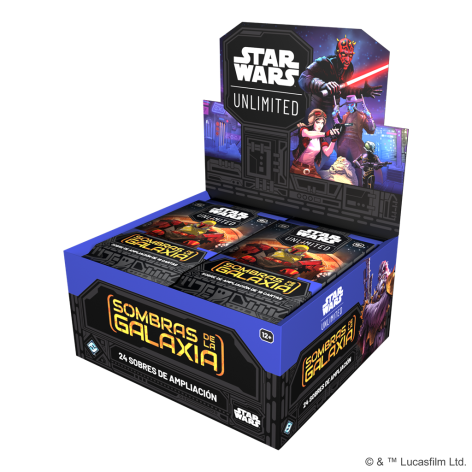 Star Wars Unlimited: Sombras de la Galaxia - Caja de 24 Sobres - expansión juego de cartas