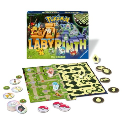 Labyrinth: Pokemon Brilla en la Oscuridad (castellano) - Juego de mesa