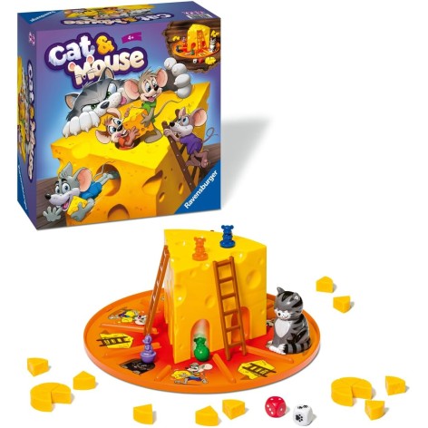 Cat and Mouse (castellano) - Juego de mesa para niños