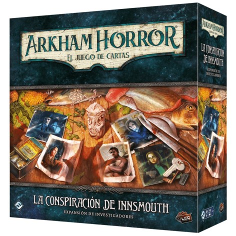 Arkham Horror: La Conspiracion de Innsmouth - Expansion Investigadores - expansión juego de cartas