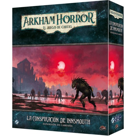 Arkham Horror: La Conspiracion de Innsmouth - Expansion Campaña - expansión juego de cartas