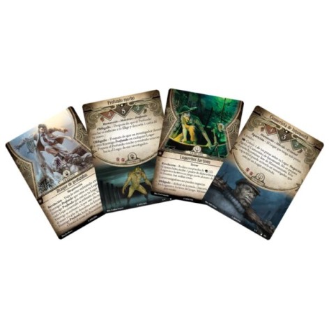 Arkham Horror: La Conspiracion de Innsmouth - Expansion Campaña - expansión juego de cartas