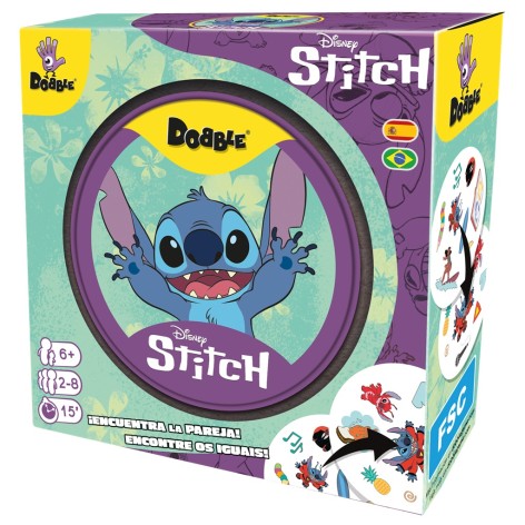 Dobble Disney Stitch - Juego de cartas