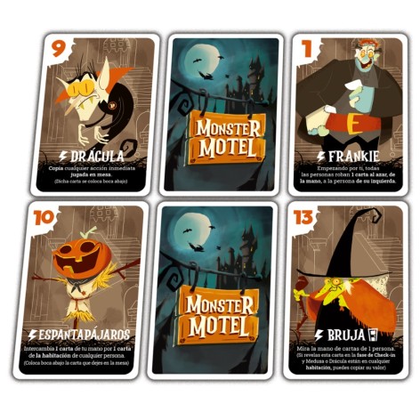 Monster Motel - Juego de cartas