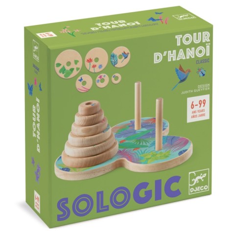 Sologic: Tour de Hanoi - Juego de mesa para niños