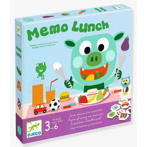 Memo Lunch - Juego de mesa para niños