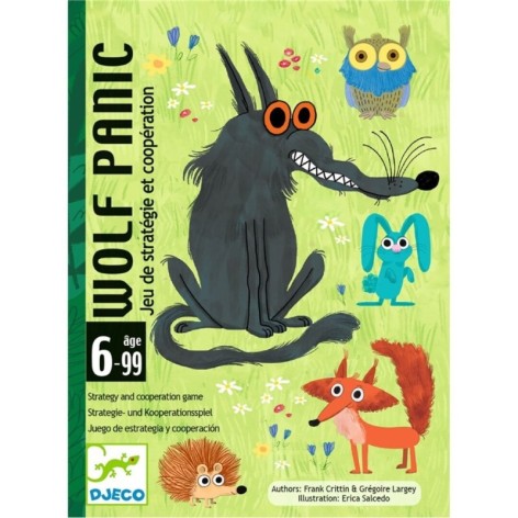 Cartas Wolf Panic - Juego de cartas para niños